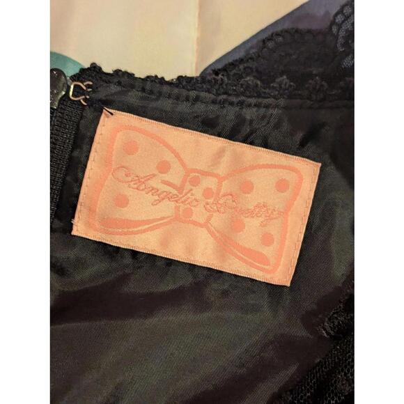 Angelic Pretty Wonder Gallery Black OP + KC Set Lolita Dress - Picture 5 of 7